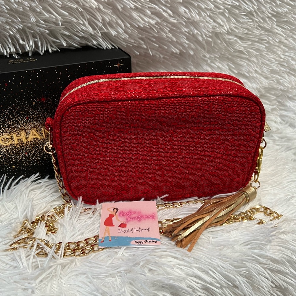 CHANEL MAKEUP BAG POUCH AUTHENTIC - Picture 8 of 11